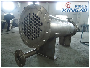 純鈦換熱器！制造好驗收結(jié)束！